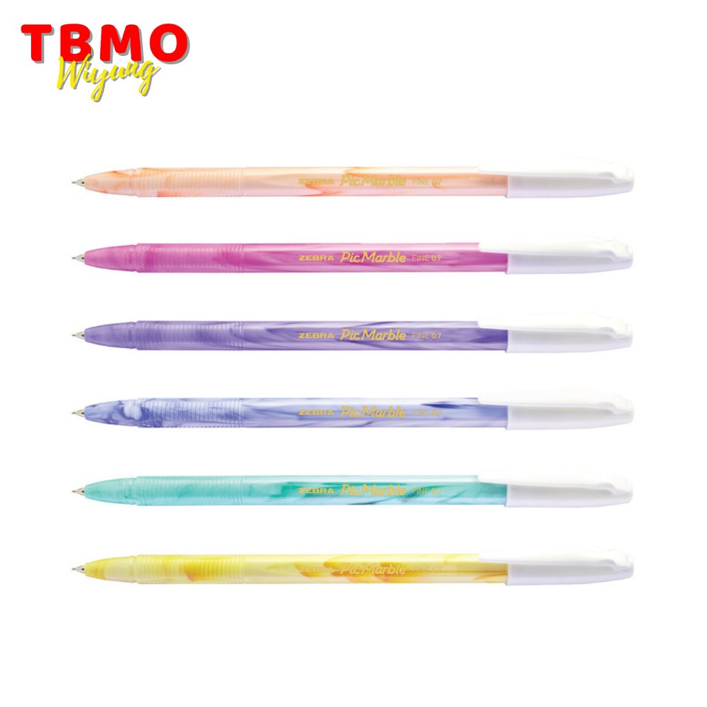 

TBMO Bolpen / Pulpen Zebra Picmarble 0.7mm Per Pcs