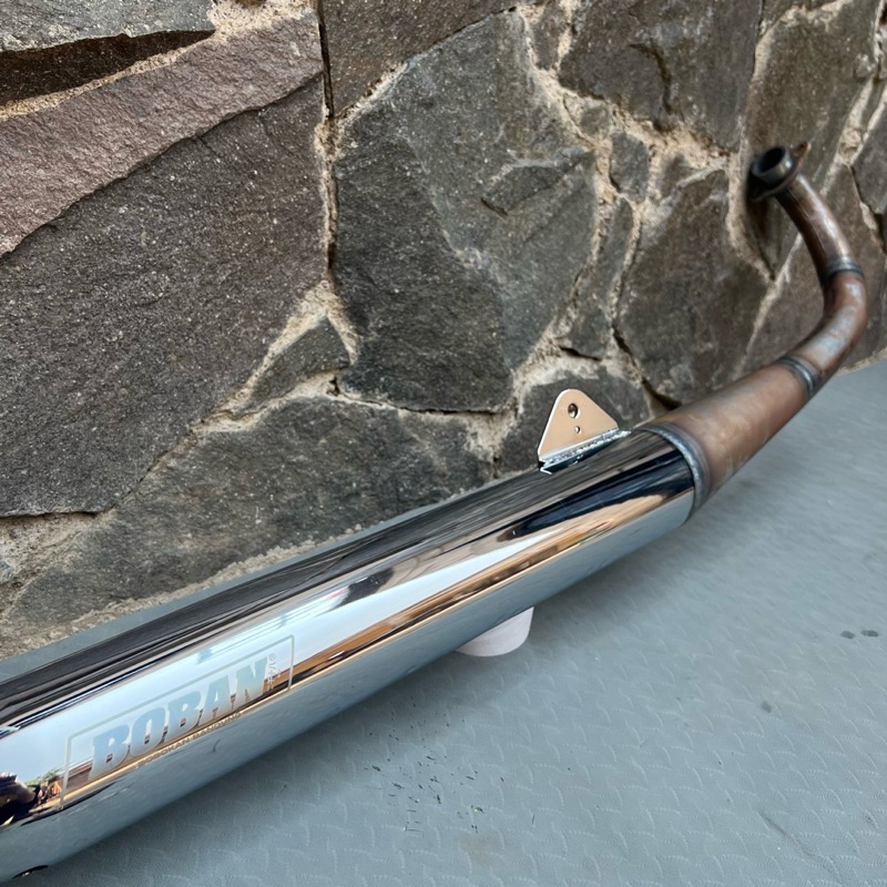 KNALPOT BOBAN ZEUS STENGAH PLAT RX-KING RX-S YT115