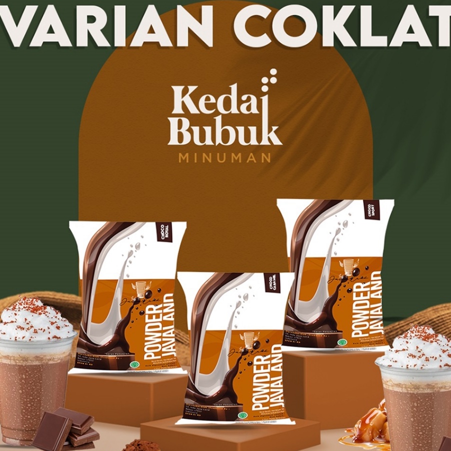 

QVMM0209 7.7 Javaland Bubuk Minuman Varian Coklat / Choco Aneka Rasa 1Kg - Regular Plain | Rasa: Choco Royal, Black Choco, Choco Sport, Choco Silverking, Choco Ovalteen, Choco Hazenut | Bubble Drink