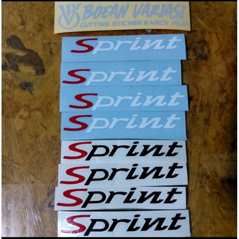 Cutting sticker vespa sticker sprint