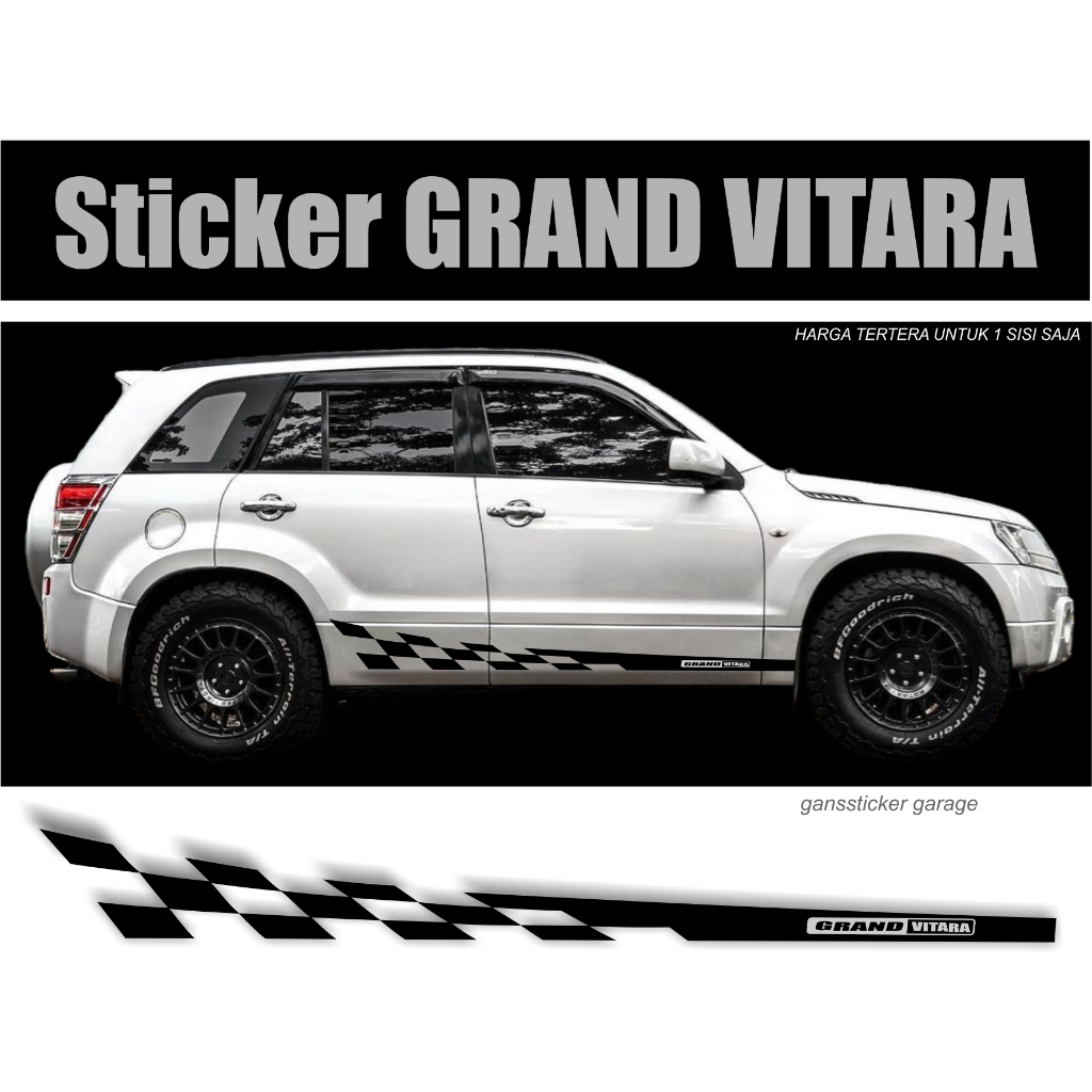 sticker suzuki grand vitara