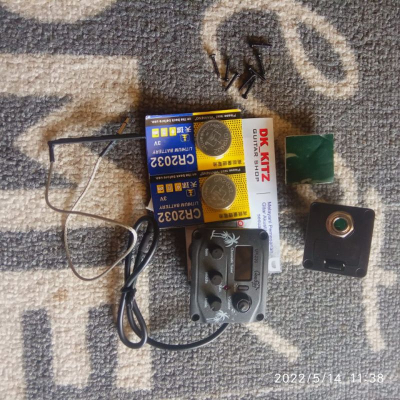 Pickup Ukulele Preamp Aktif Cowboy