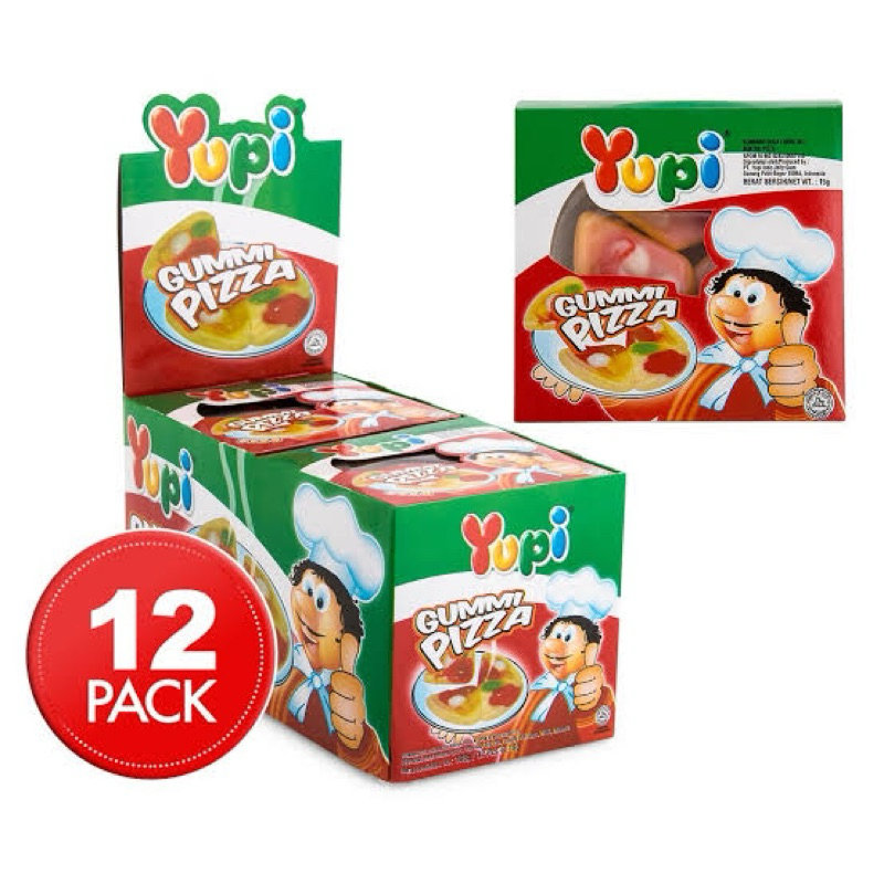 

Yupi Pizza 1 Box Isi 12 Pcs