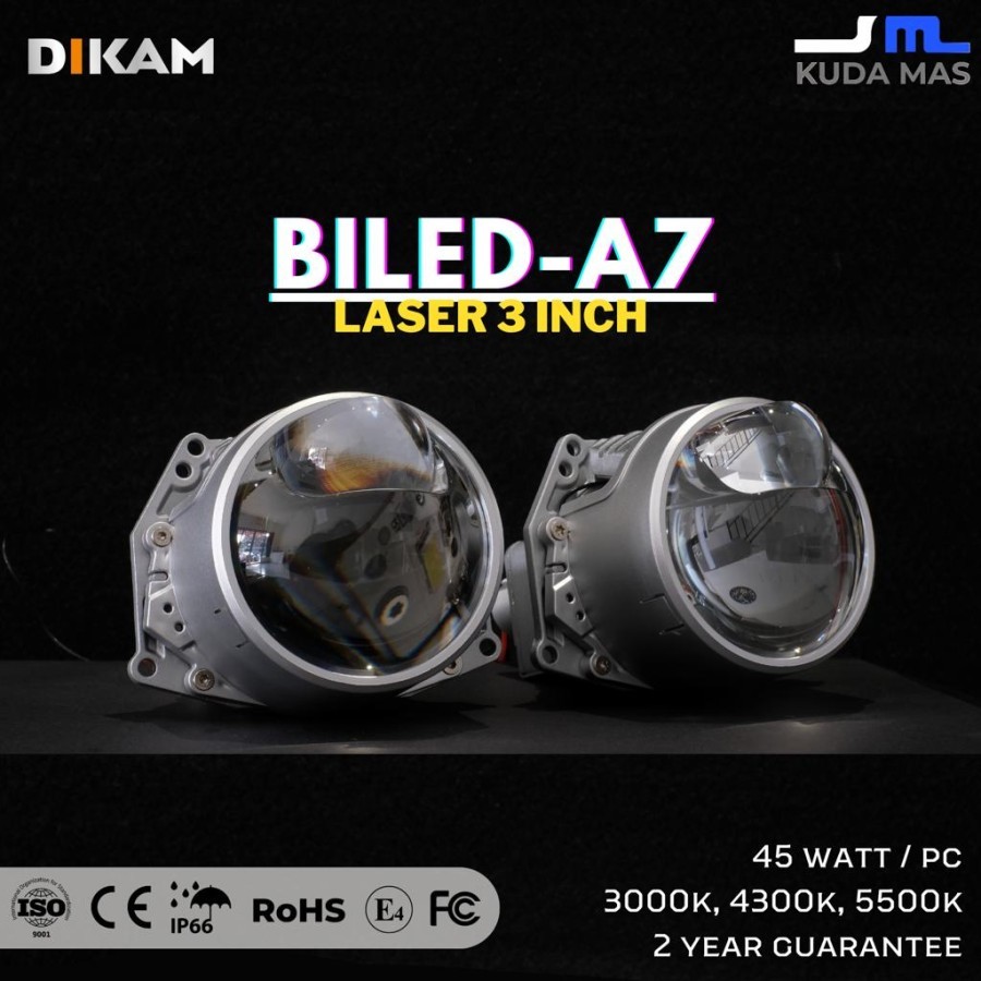 BILED PROJECKTOR MOBIL DIKAM-A7 LASER 3 INCH