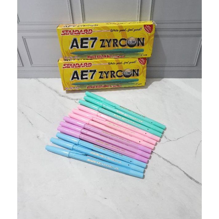 

Stock Banyak (12pc) pen standart AE7 ZYRCON/pulpen standart AE7 ZYRCON