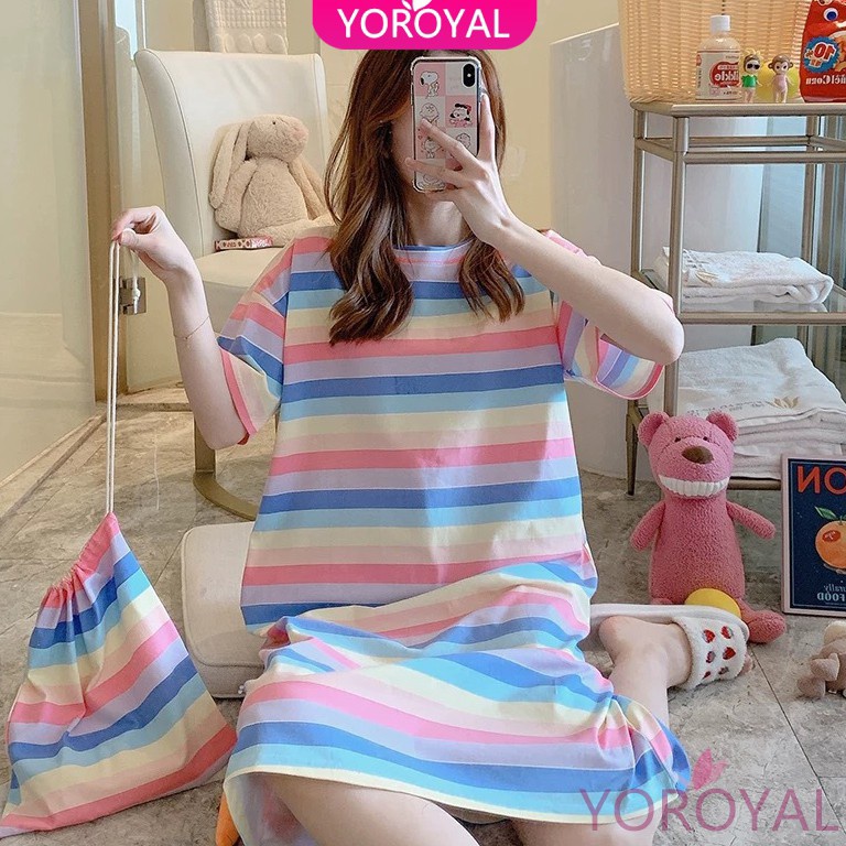 Menarik.. [COD] Daster Wanita Baju Rumah Santai Baju Tidur Dress Santai Dress Import Daster Lucu Mot