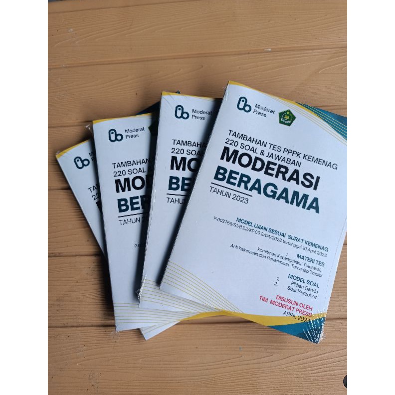 TERLARIS BUKU TES PPPK KEMENAG 220 SOAL & JAWABAN MODERASI BERAGAMA serbuuu 
