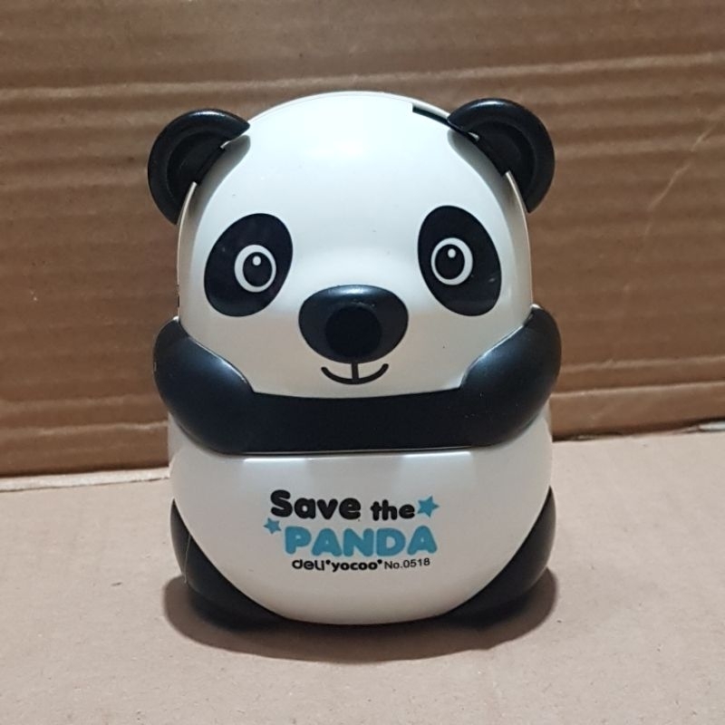 

Serutan Meja Putar Karakter Panda / Rautan Pensil Meja Motif Panda 0518