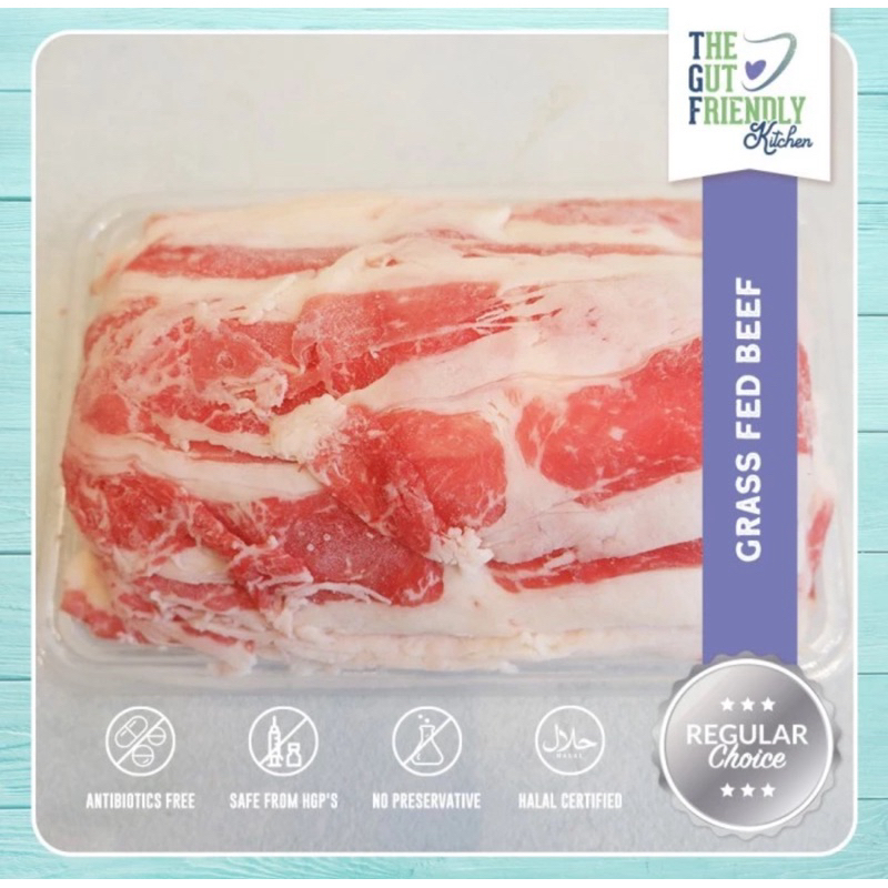

Shortplate Sliced & Veal Sliced 100 % Grassfed By The Gut Friendly Kitchen