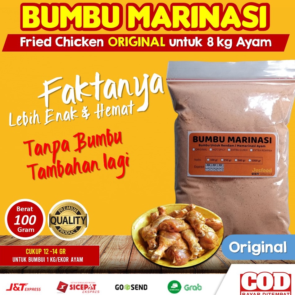 

[Y0R61] Bumbu Marinasi Fried Chicken dan Ayam Geprek Praktis Tanpa Bumbu Tambahan Lagi bhcgg