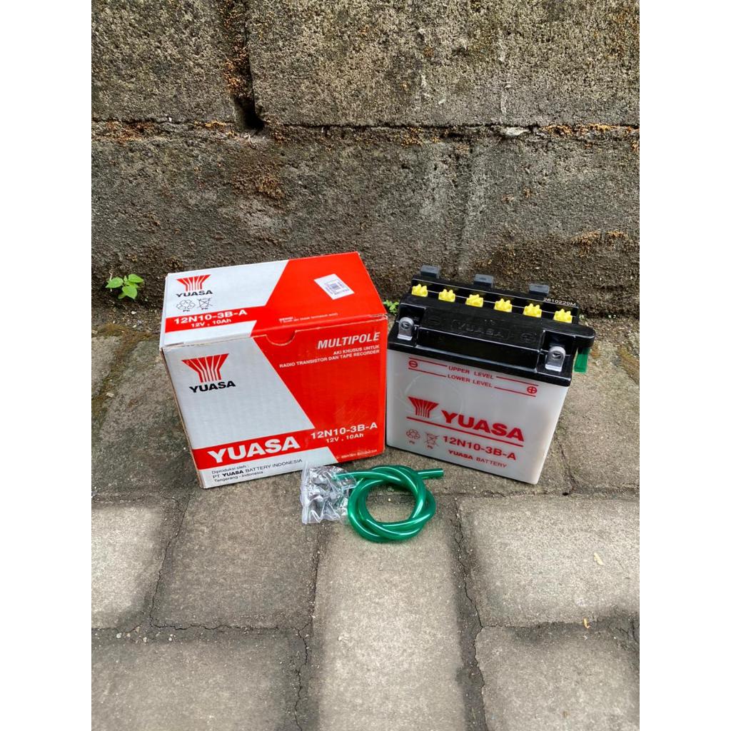 AKI YUASA 12N10-3B A MULTI / NON MULTI  YUASA ORIGINAL 12N10 3B A 12V 10Ah