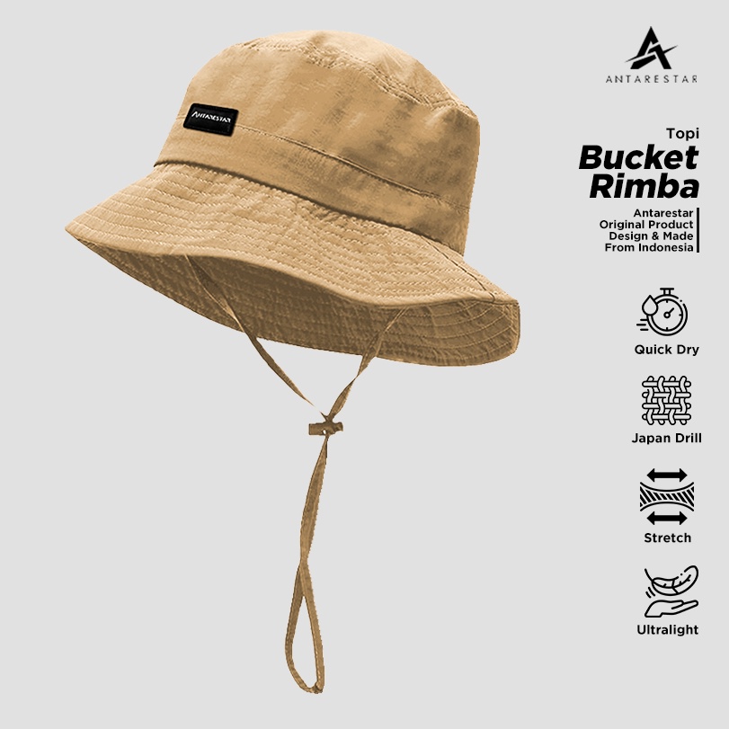 ✨Mall✨ Topi Pria Bucket Hat Rimba Topi Gunung Pria Wanita Outdoor Topi Rimba Mall Antarestar gas 