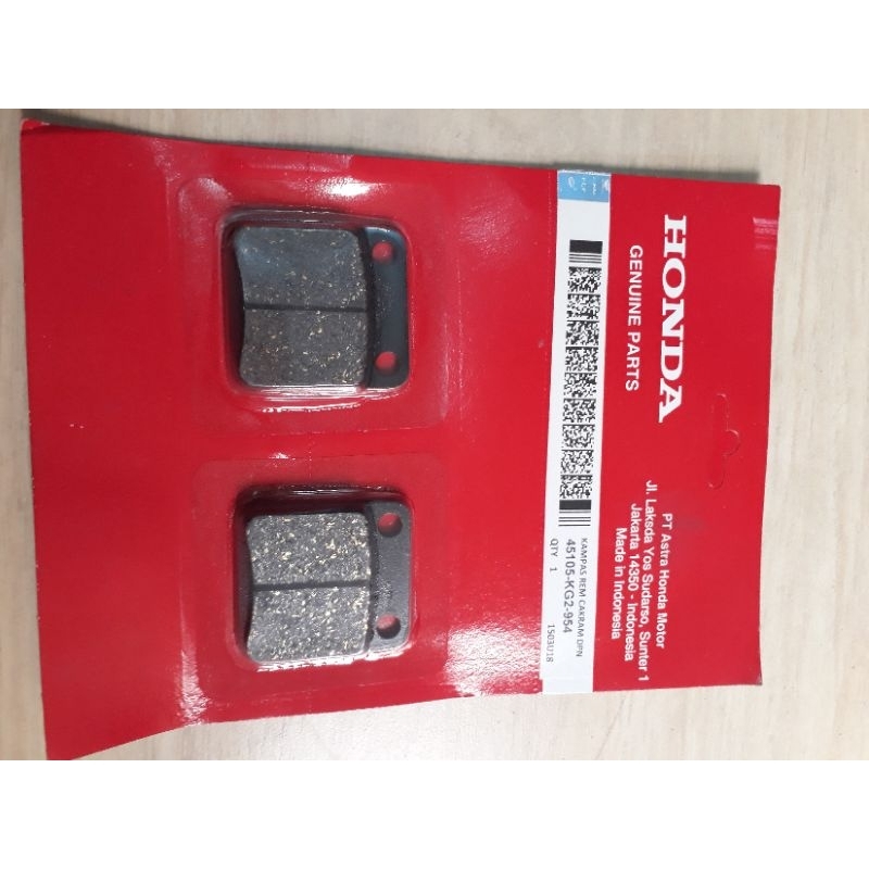 kampas rem depan gl pro gl max