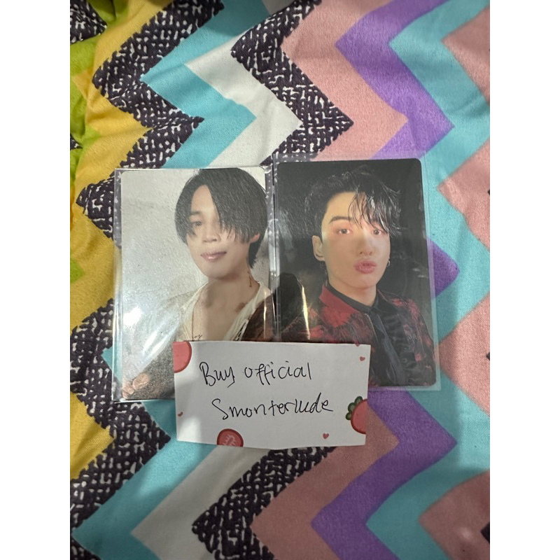 JIMIN DADA RPC JUNGKOON NOT NOT RPC PB BTS OFFICIAL PHOTOCARD