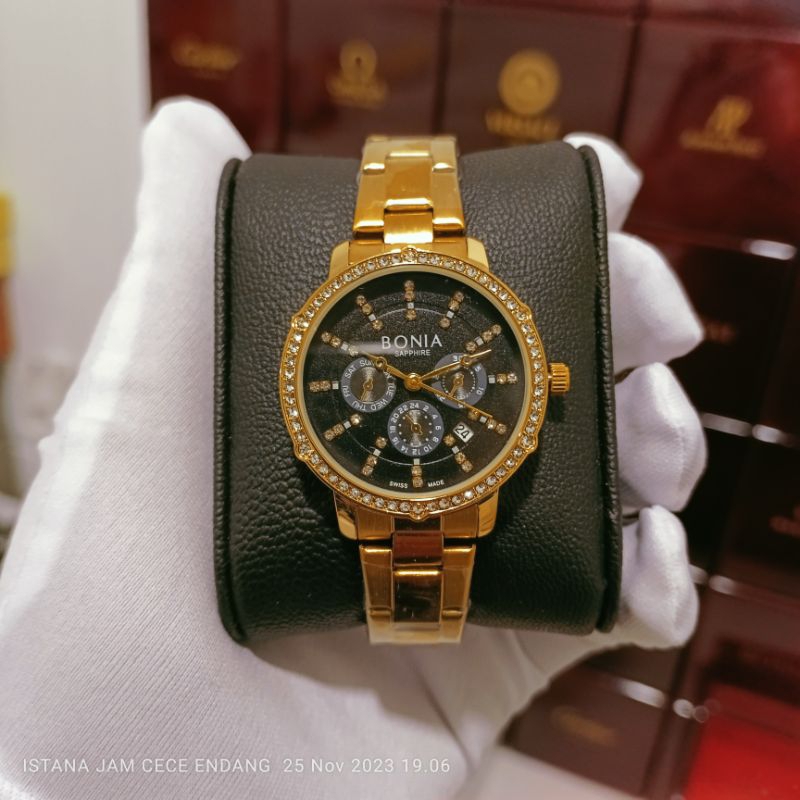 jam tangan bonia wanita- jam tangan bn sapphire