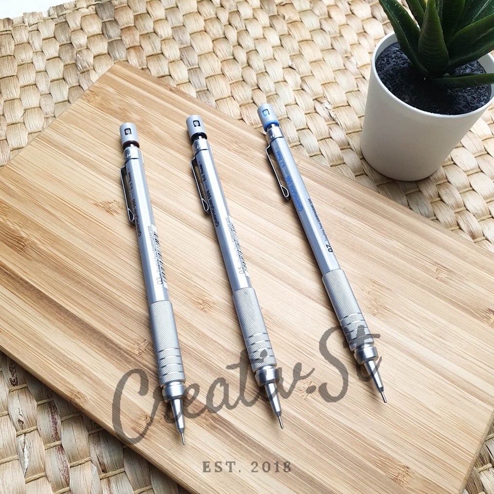 

MALL Pentel Graph Gear 500 1000 Mechanical Pencil PG51 PG1015A Graphgear Pensil Mekanik 