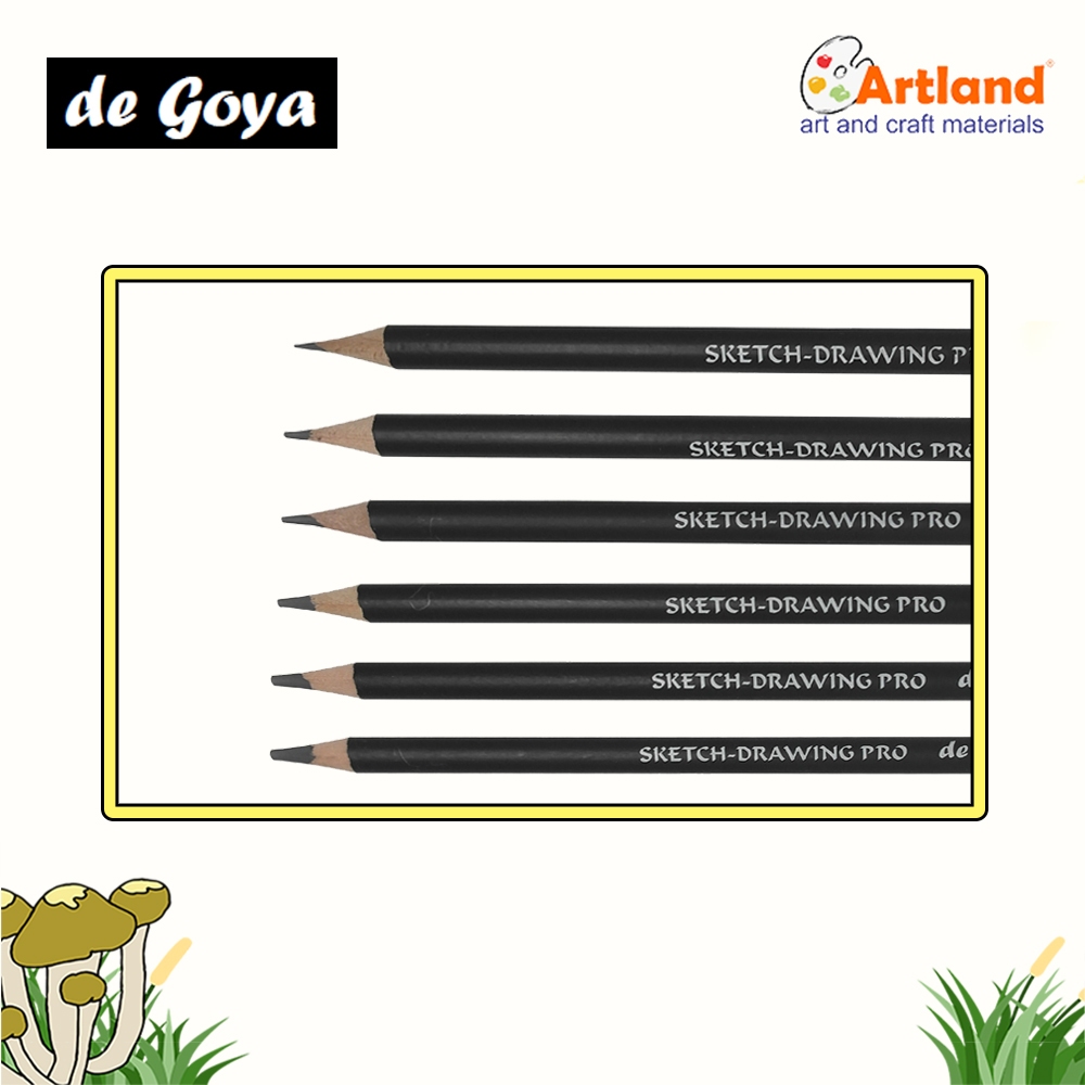 

DeGoya Pencil Sketch Drawing Pro – Pensil Gambar 6H–14B Lengkap
