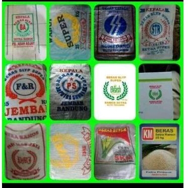 sablon karung beras 50kg isi 500lembar (setengah bal)