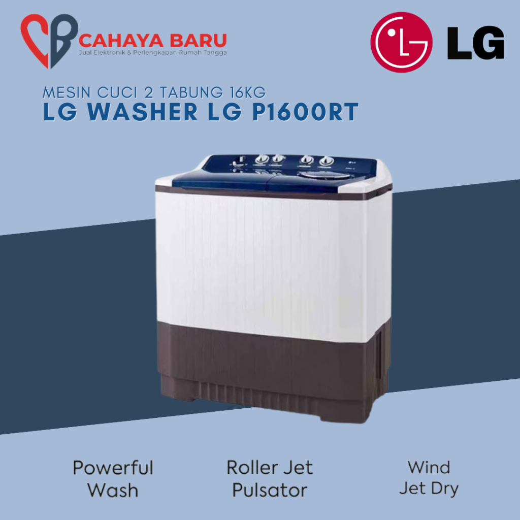 MESIN CUCI LG P 1600 RT