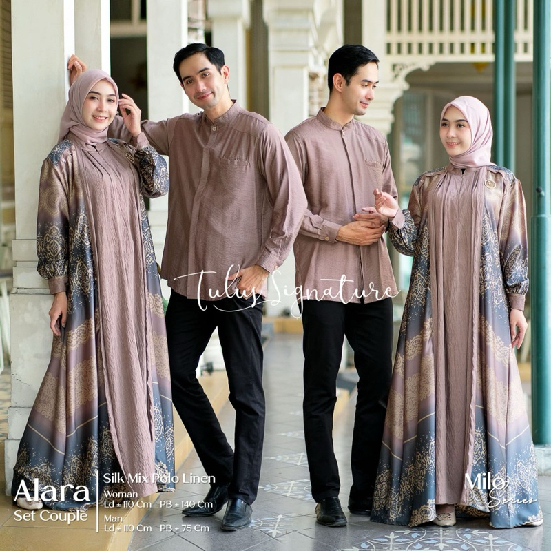 Alara set couple Setelan kembaran koko dress tulus signature baju kembaran