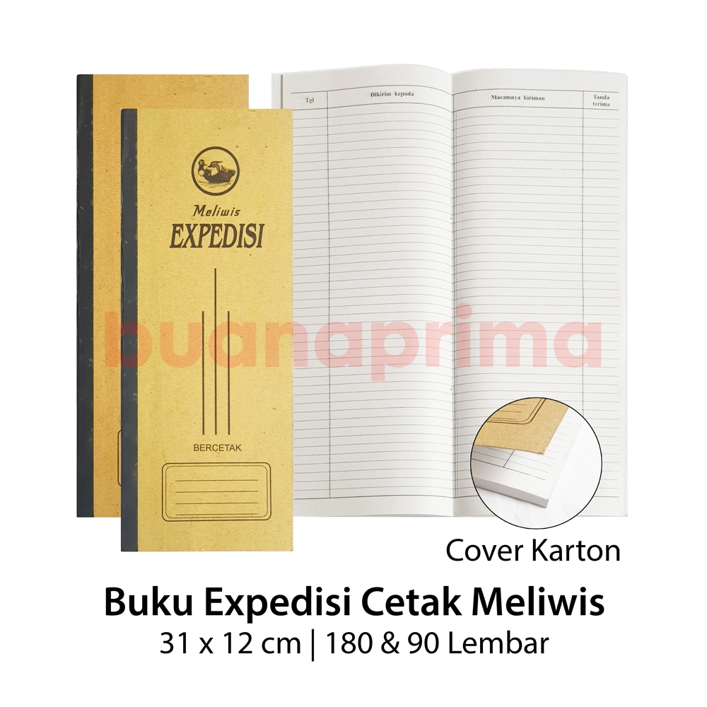 

Buku Expedisi Cetak Meliwis 90 180 Lembar Ekspedisi