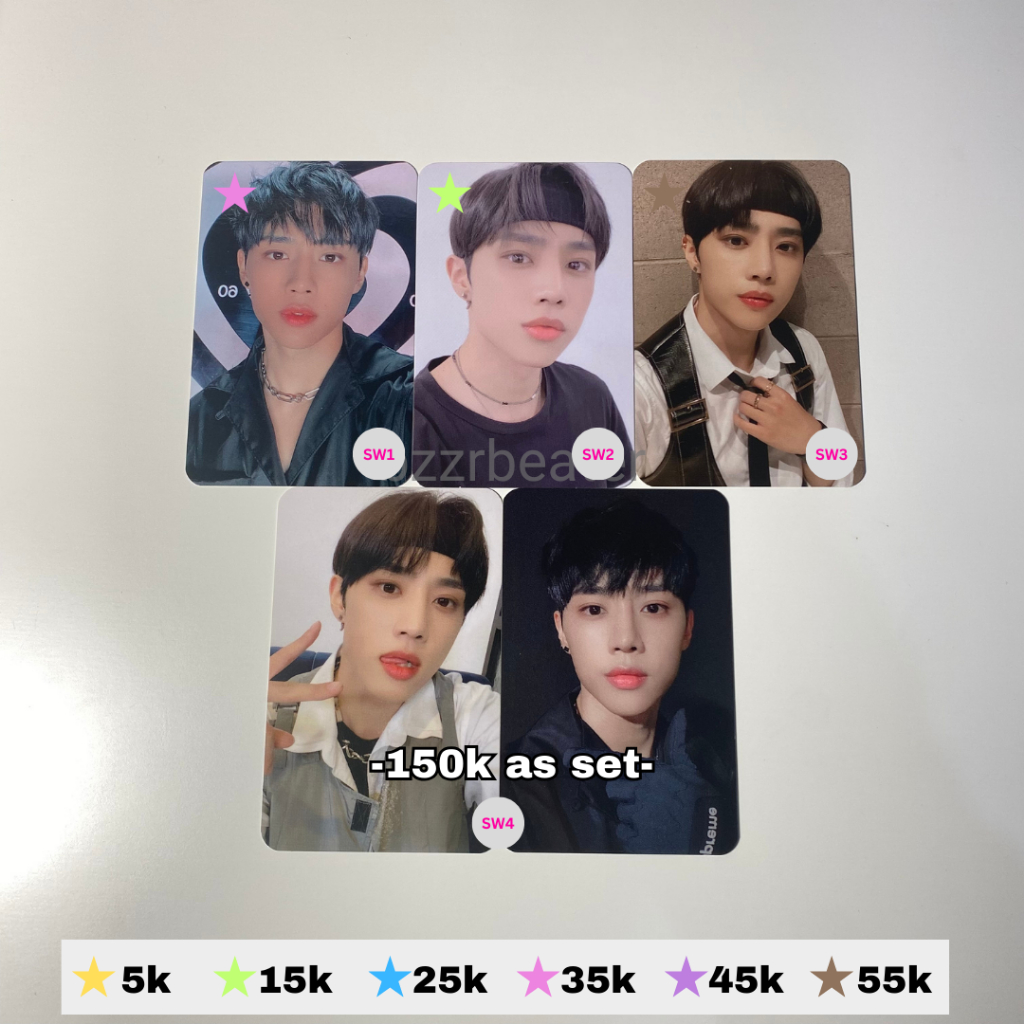 [Sunwoo - The Boyz] photocard tbz pc benefit pob stealer MS2 MS3 Beatroad