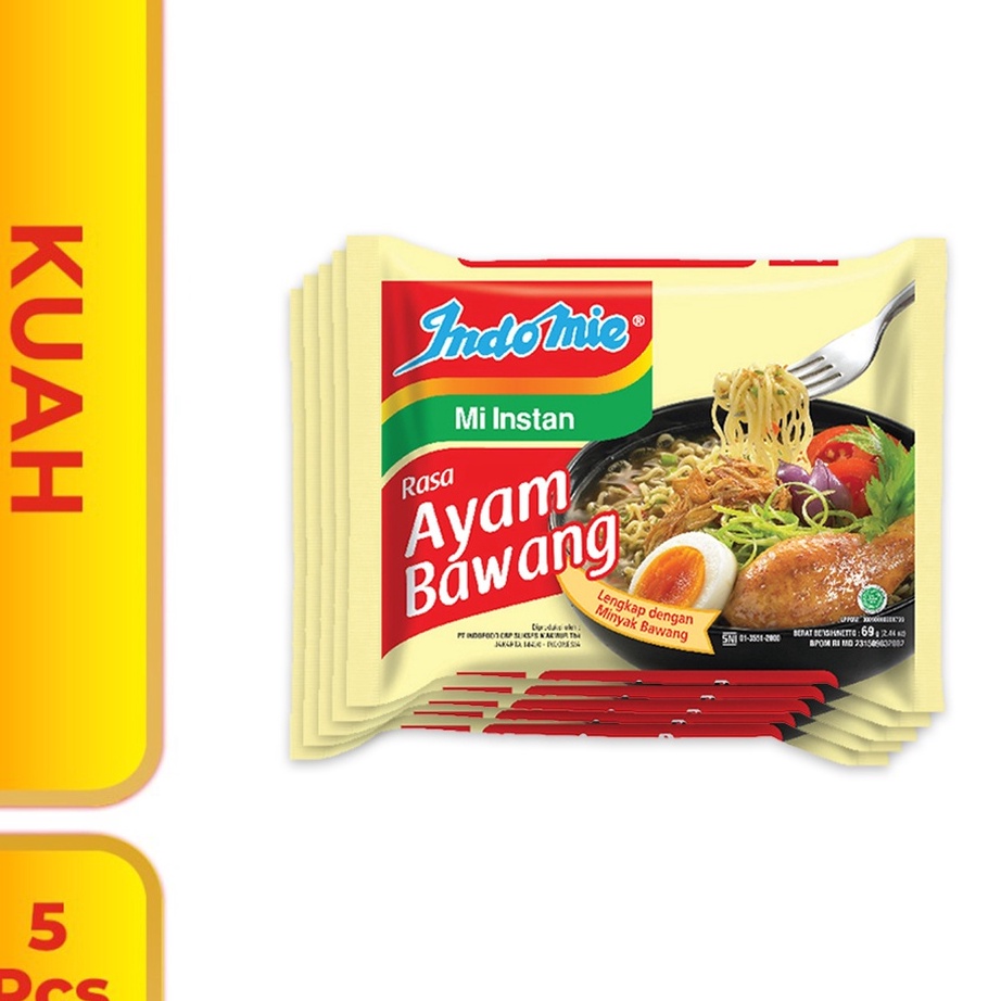 

CCMS9226 (COD )NEW_PRODUCT 5 Pcs - Indomie Kuah Ayam Bawang