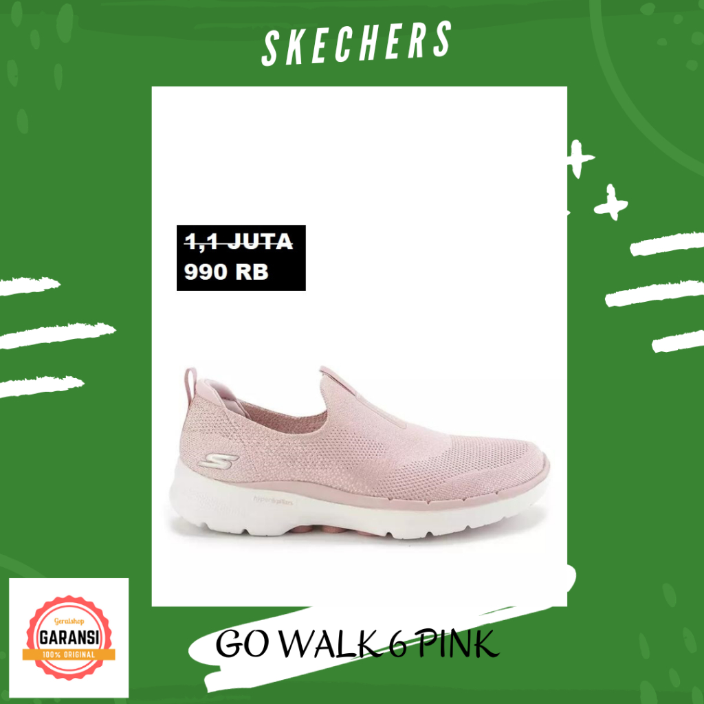 Sepatu Wanita Skechers ORI seri GO WALK 6