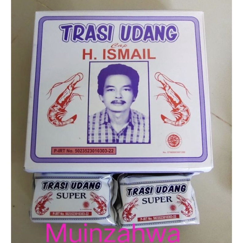 

✨TERBARU✨ TRASI UDANG H.ISMAIL/TRASI ISMAIL 1 BOX/ 1KG(10PCS)/TERASI UDANG/TERASI MURAH gas !!