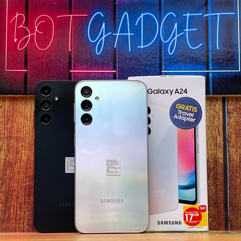 SAMSUNG GALAXY A24 8/128 SECOND GARANSI RESMI