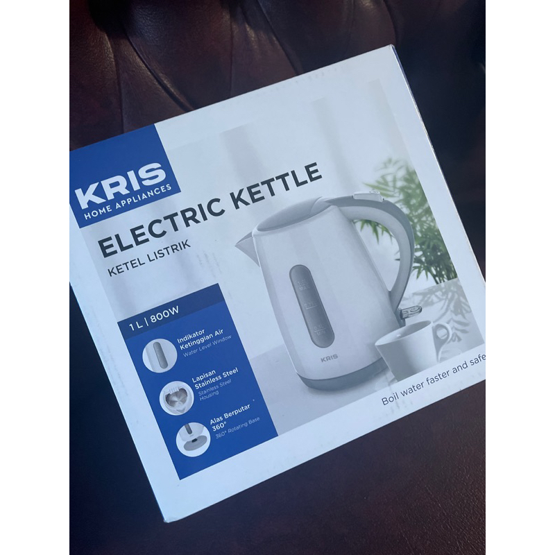 Kris Electric Kettle 1L 800W (ORI 100%)