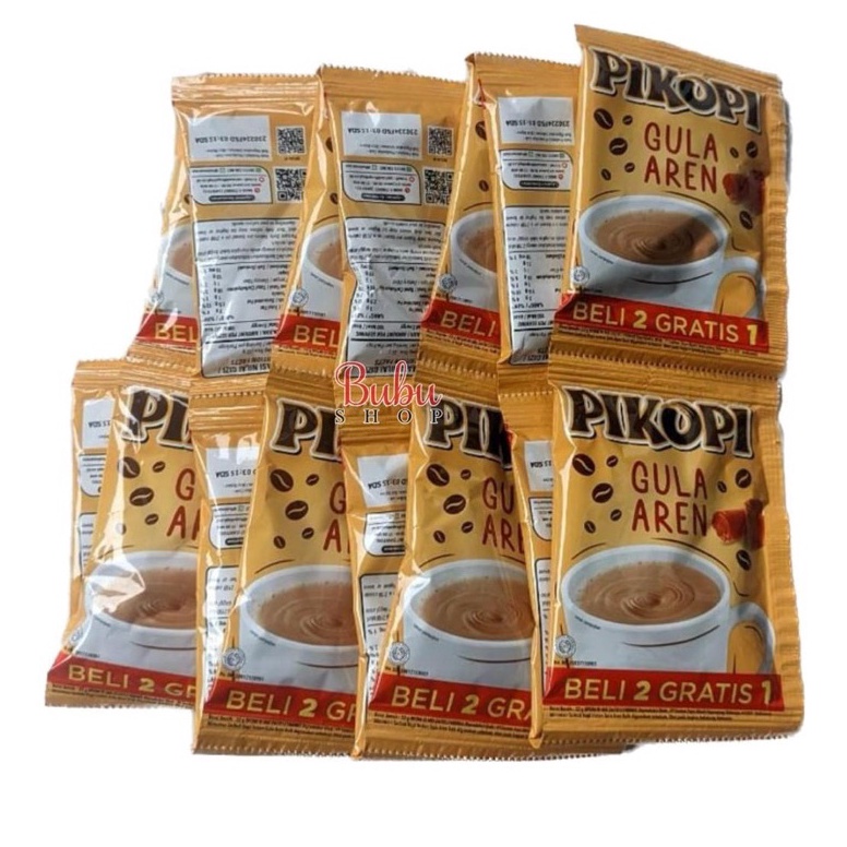 

7JZ0I kopi pikopi gula aren ( 15 sachet / renceng ) kcejt