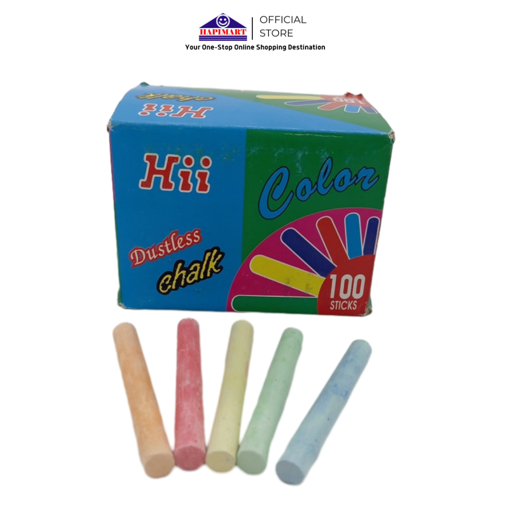 

Kapur Tulis Warna Warni/Kapur Papan Tulis 100 Sticks