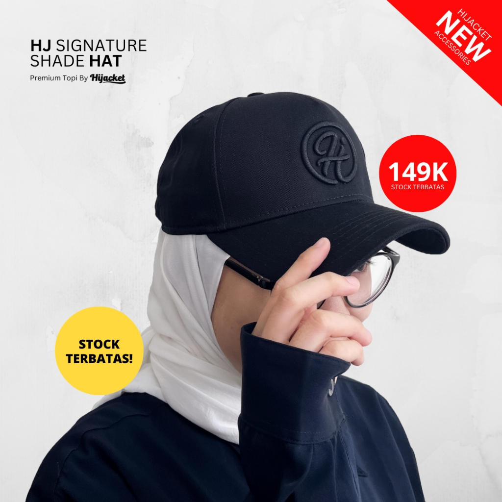 HJ Signature Shade Hat Topi Baseball Baseball Cap - HIJACKET®
