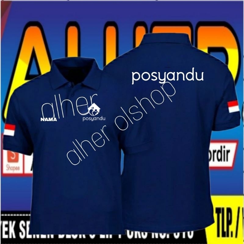 terbaru kaos posyandu baju posyandu seragam posyandu kaos kerah posyandu kaos polo posyandu baju ker