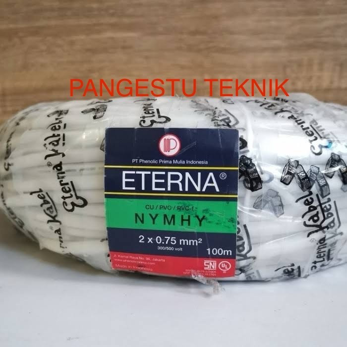 Kabel NYMHY 2 x 0,75 mm ETERNA / 100 Meter / NYMHY 2 x 0.75 mm