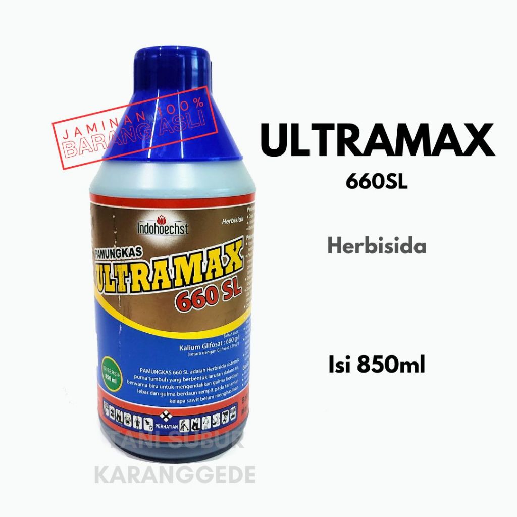 Herbisida Pamungkas ULTRAMAX 660SL 850ml Pembasmi gulma obat rumput liar
