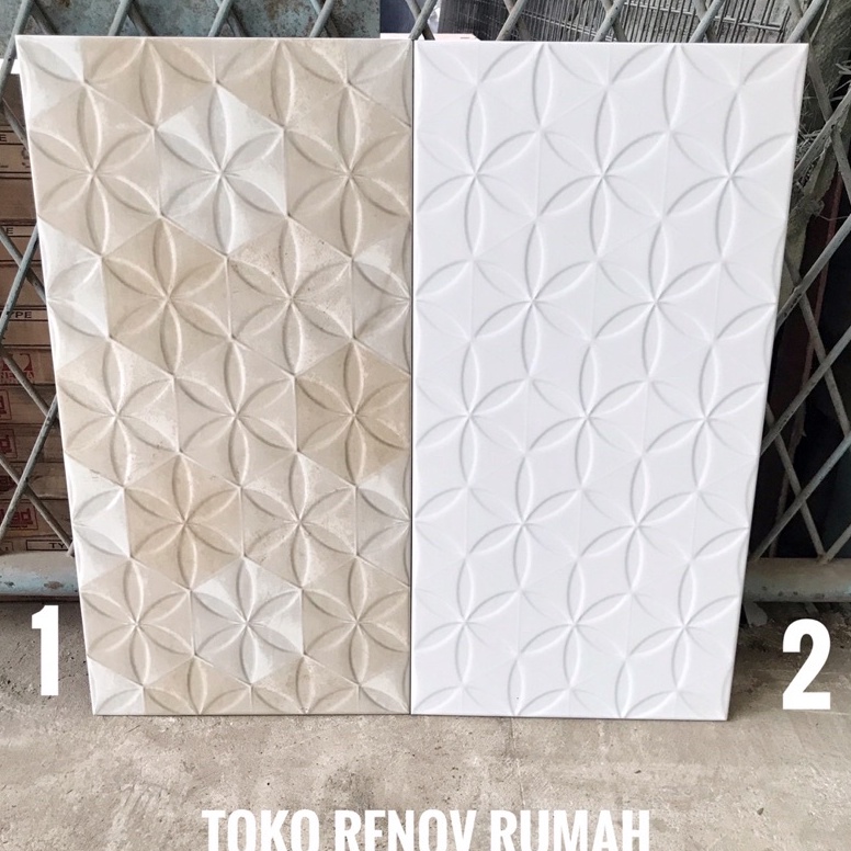 Terlaris keramik 30x60 putih motif (kilap)/ keramik dinding kamar mandi/keramik dinding dapur/keramik dinding putih motif N0R