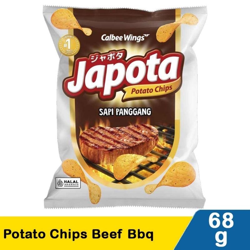 

Japota Potato Chips Beef Bbq 68G