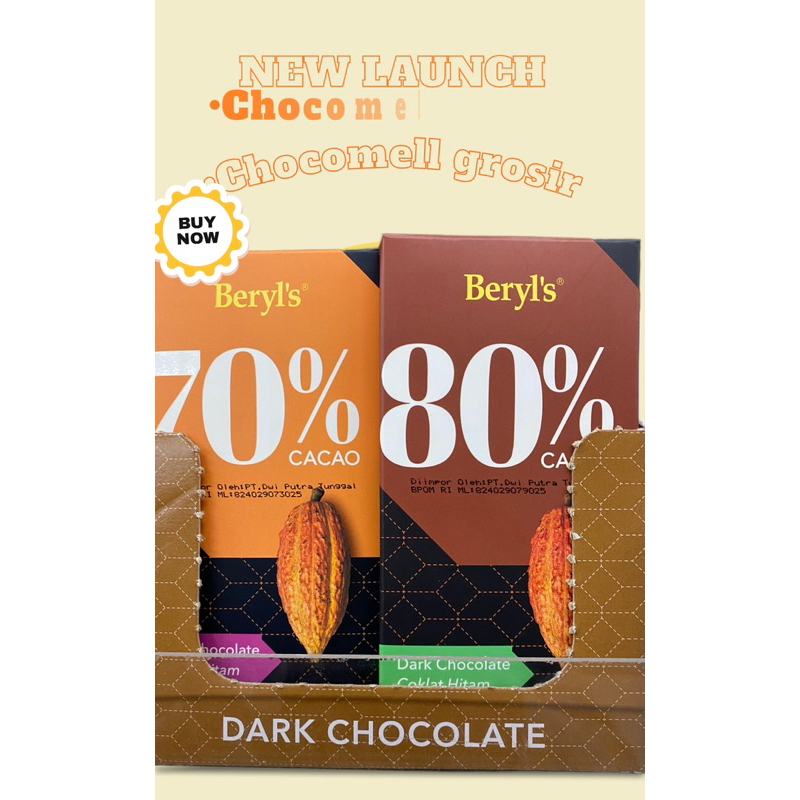 

Beryl's coklathitam 70% & 80% 90gr