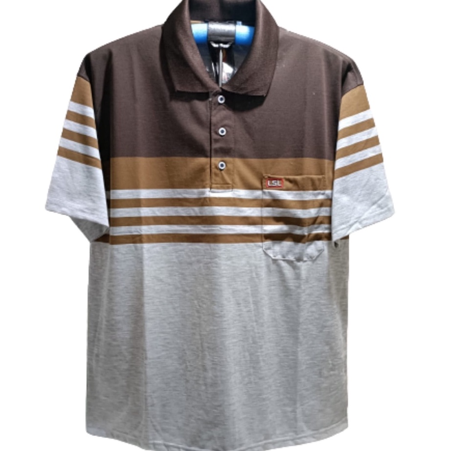 Terlaku. SIZE L XL XXL KAOS KERAH ORANG TUA / KAOS KERAH SALUR.