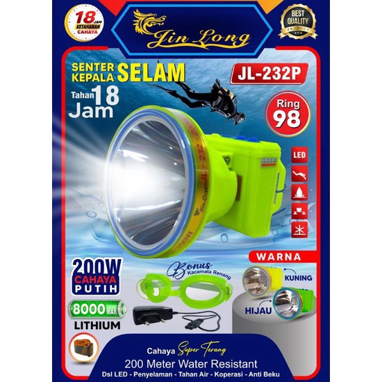 HARGA TERMURAAH SENTER KEPALA SELAM JL-232 200WATT