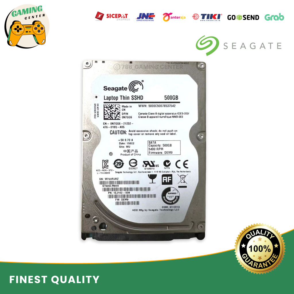 Harddisk Laptop 2.5 INCH SSHD SEAGATE Laptop Thin 500GB