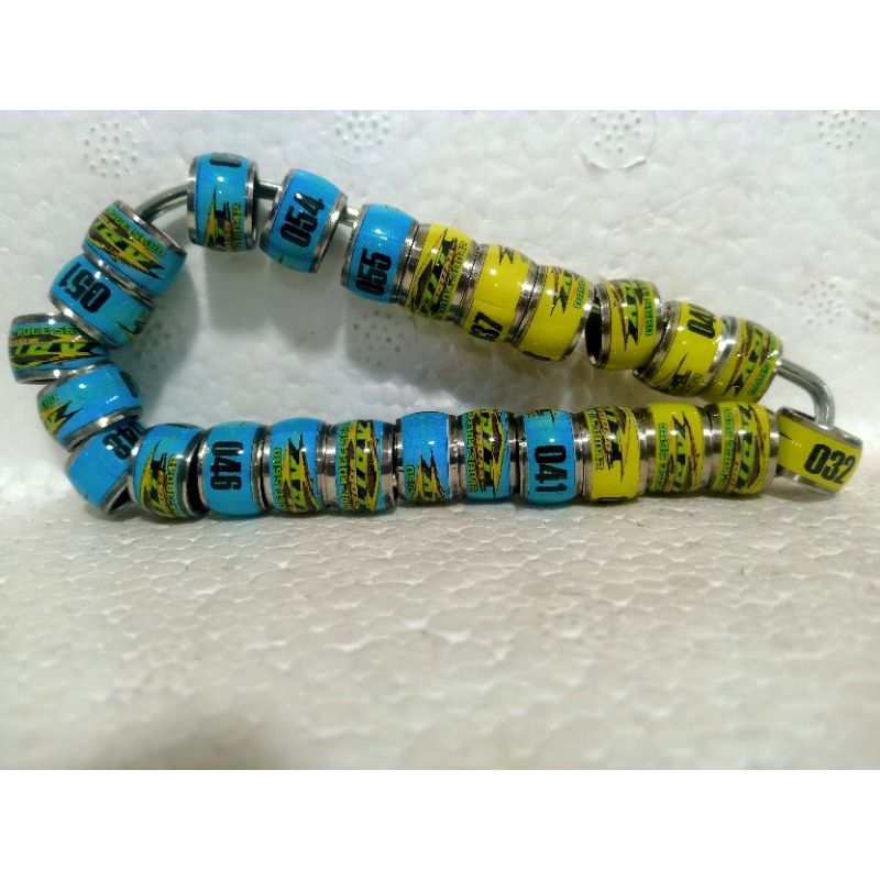 ring merpati segel burung dara binggel ring merpati donat baja stiker 15 pcs cetak nama