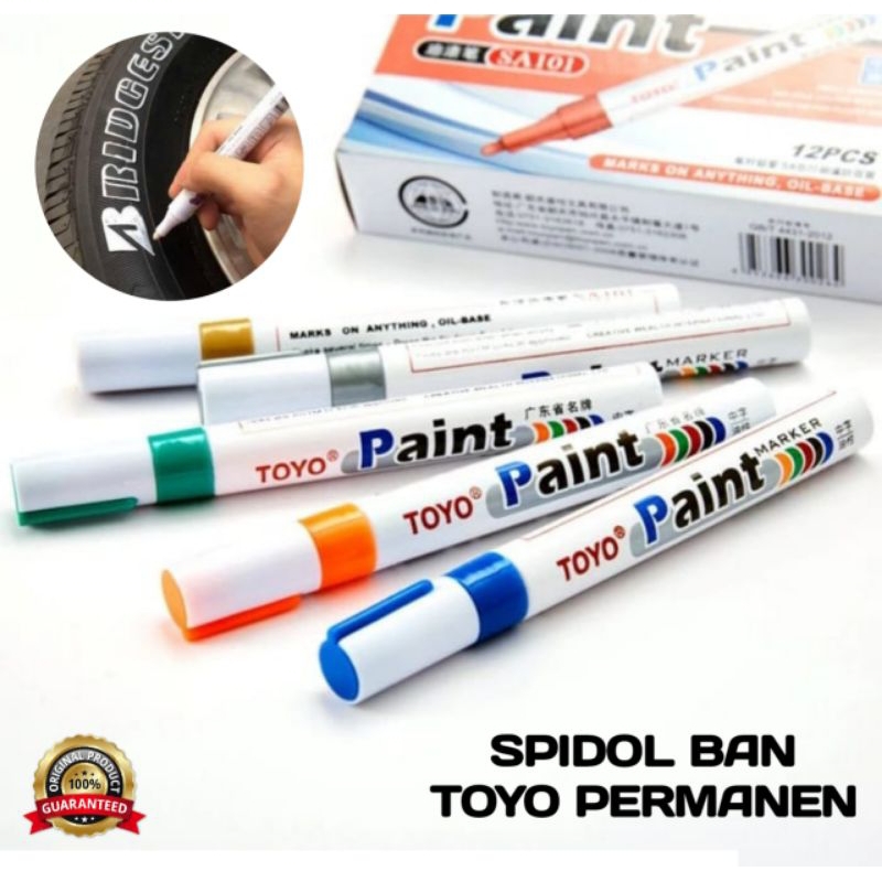 

Spidol ban motor mobil original toyo permanen