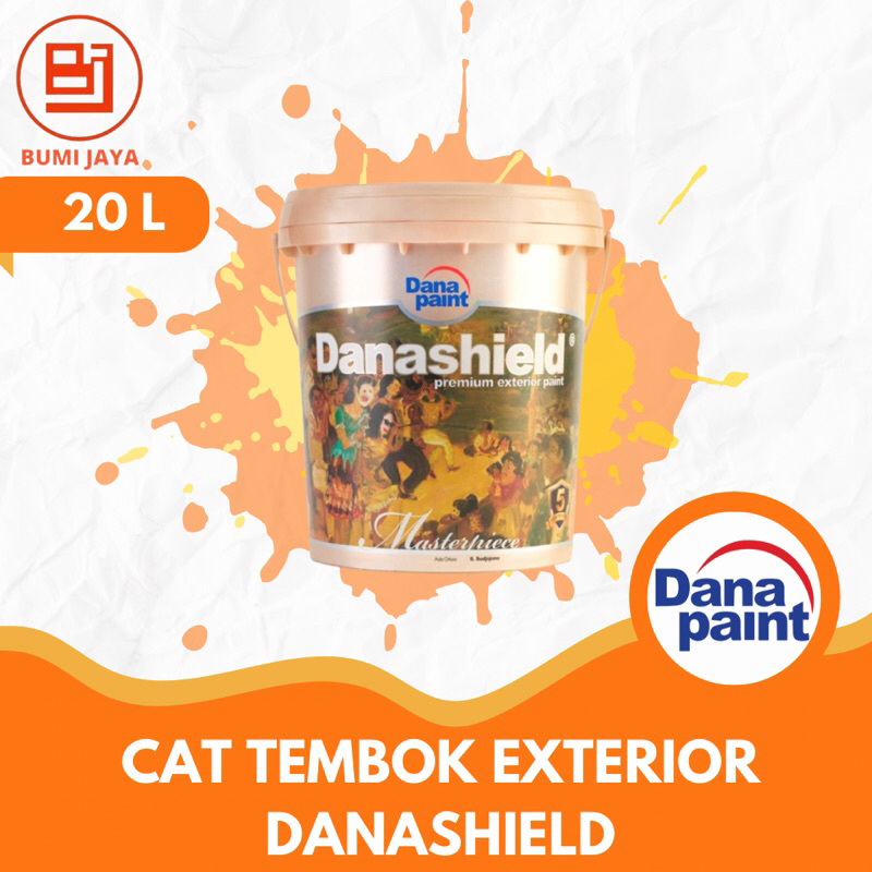 cat tembok exterior danapaint danashield 20 ltr