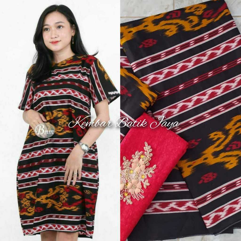 Kain batik printing motif songket lombok kain batik bahan baju kain meteran batik pekalongan