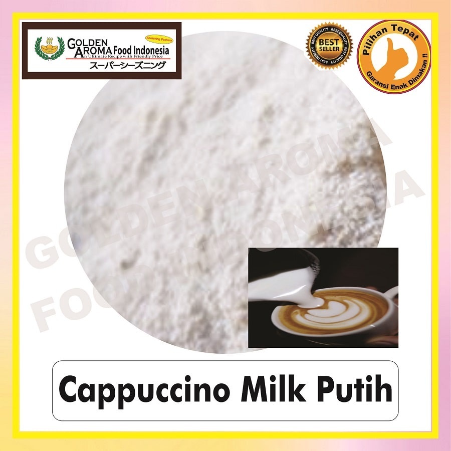 

Bumbu Tabur Rasa Capucino Milk Putih 100Gr l Bubuk Tabur Cappucino Cincau 100GrCapcin Murah Enak GAFI