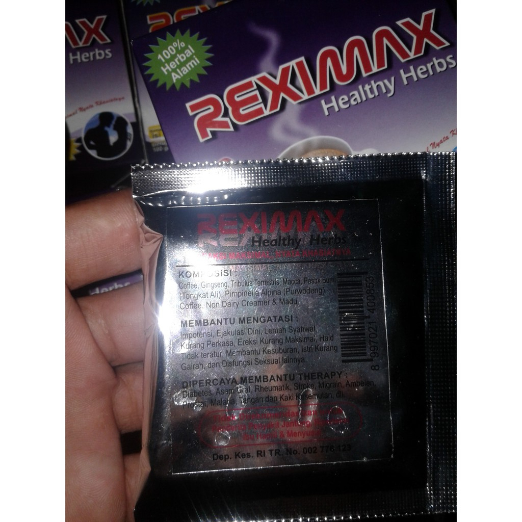 

[PRODUK 6LQ89] Kopi Reximax sachet silver eceran