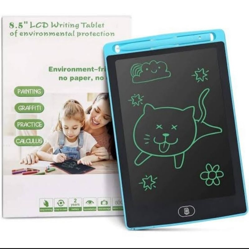 LCD WRITING TABLET Mainan Papan Tulis Gambar Anak Model Tab
